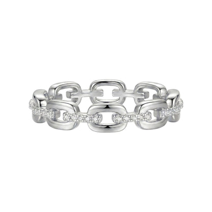 Omnia Unisex Eternity Moissanite Band