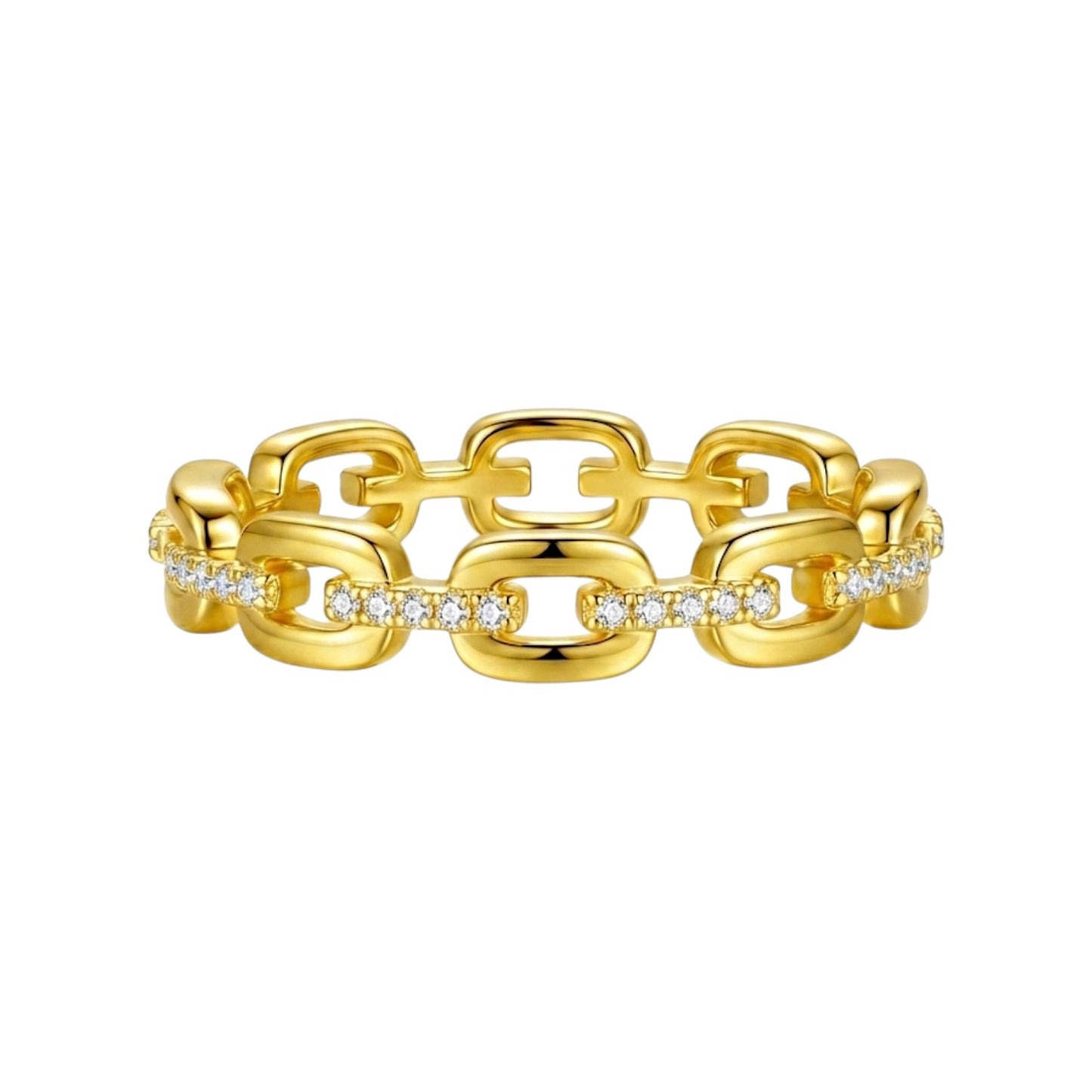 Omnia Unisex Eternity Moissanite Band