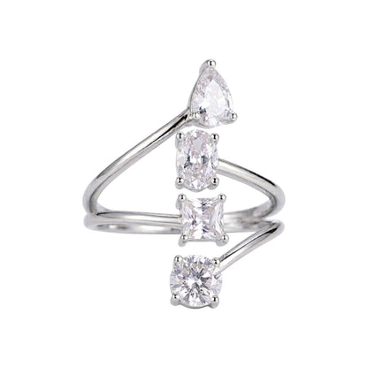 Kaleido Multi-Shape Moissanite Statement Ring (1.9 Carat)