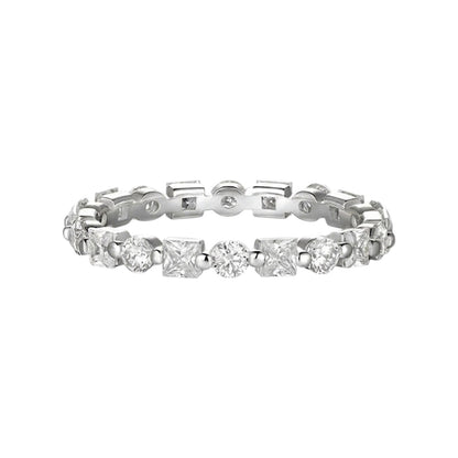 Aveline Alternating Eternity Moissanite Ring (2.1 Carat)