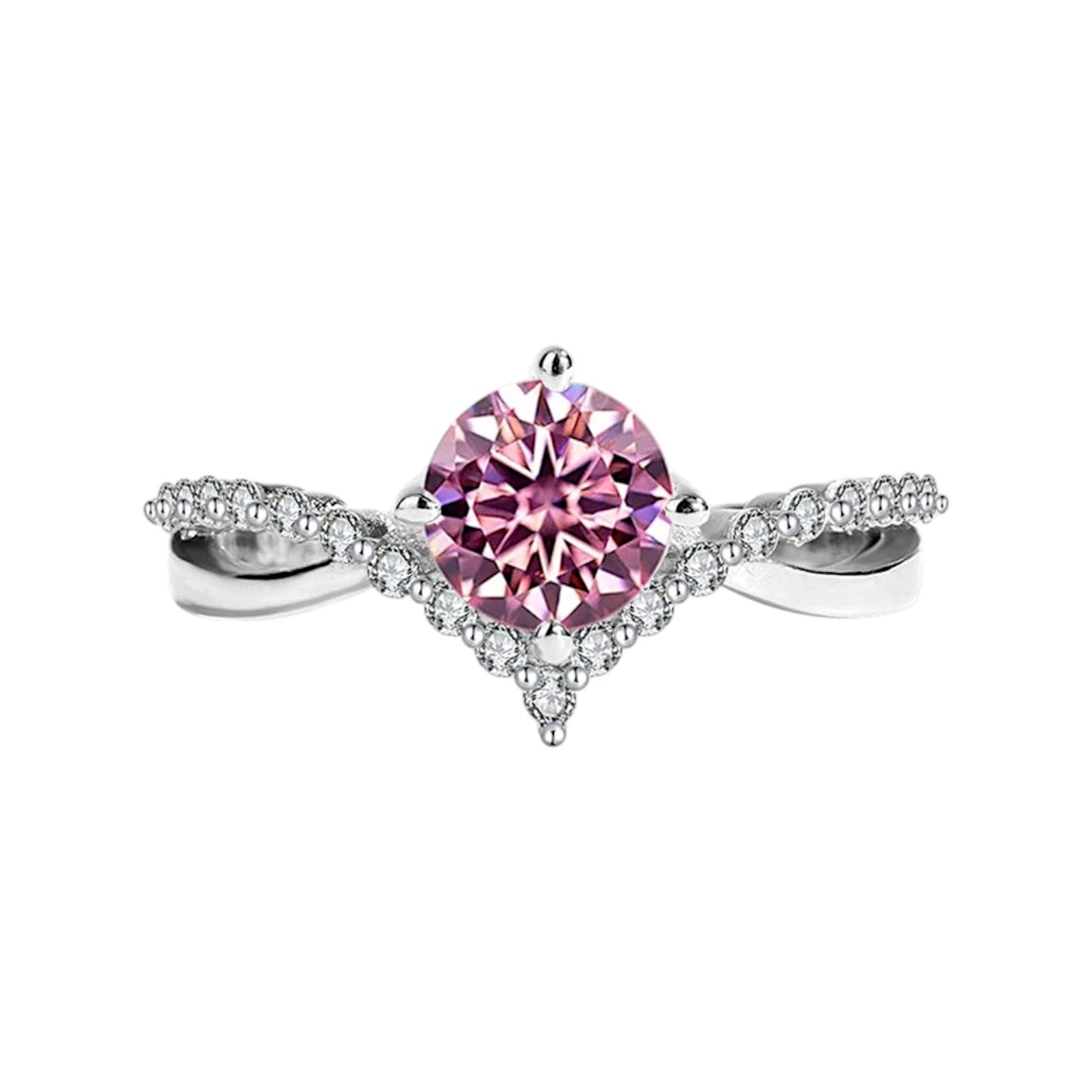 Astraea Rotating Star Moissanite Diamond Ring (1 Carat)