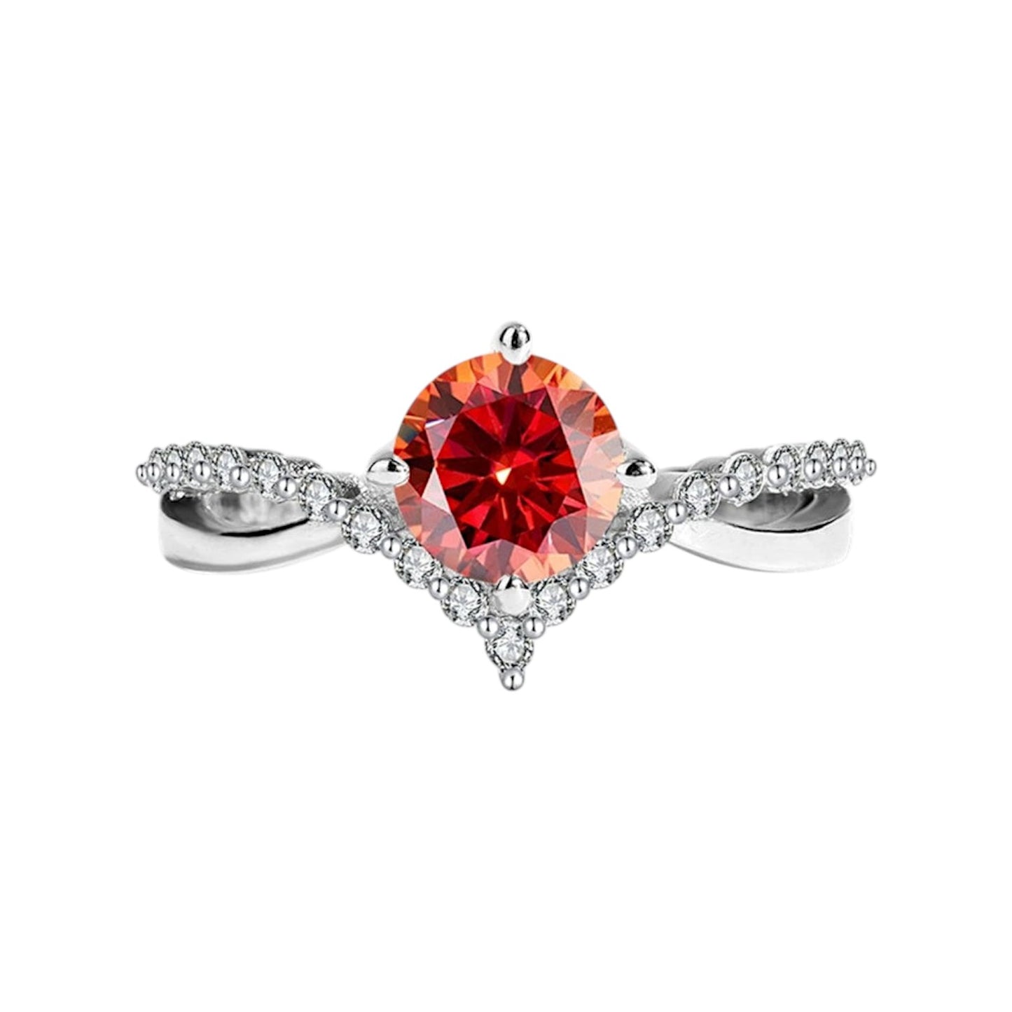 Astraea Rotating Star Moissanite Diamond Ring (1 Carat)