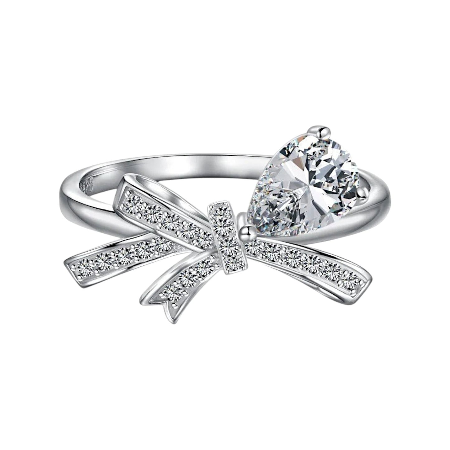 Céleste Moissanite Diamond Bowknot Ring