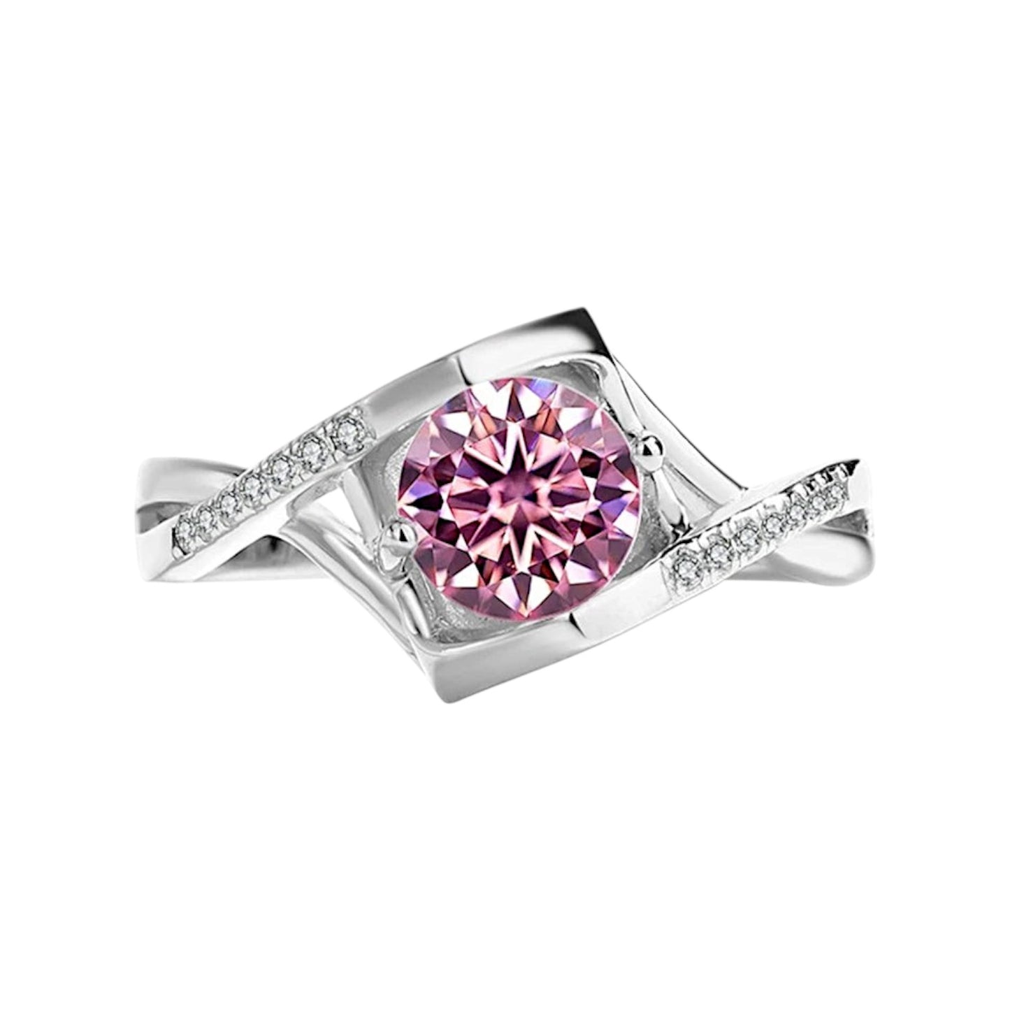 Anatolia Angel Kiss Moissanite Proposal Ring (1 Carat)