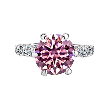 Selene White Moonlight Moissanite Goddess Ring (2 Carat)
