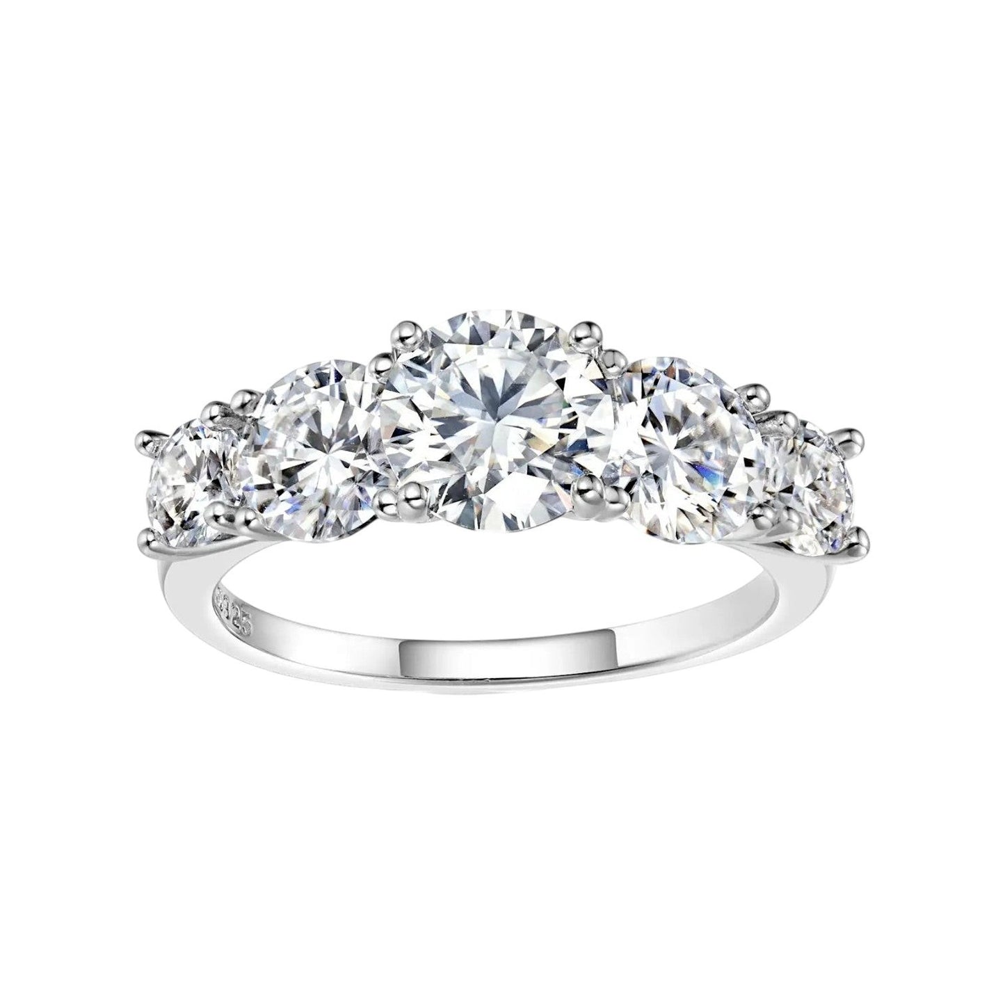 Sophitia Dazzling Light Luxury Moissanite Ring (3 Carat)
