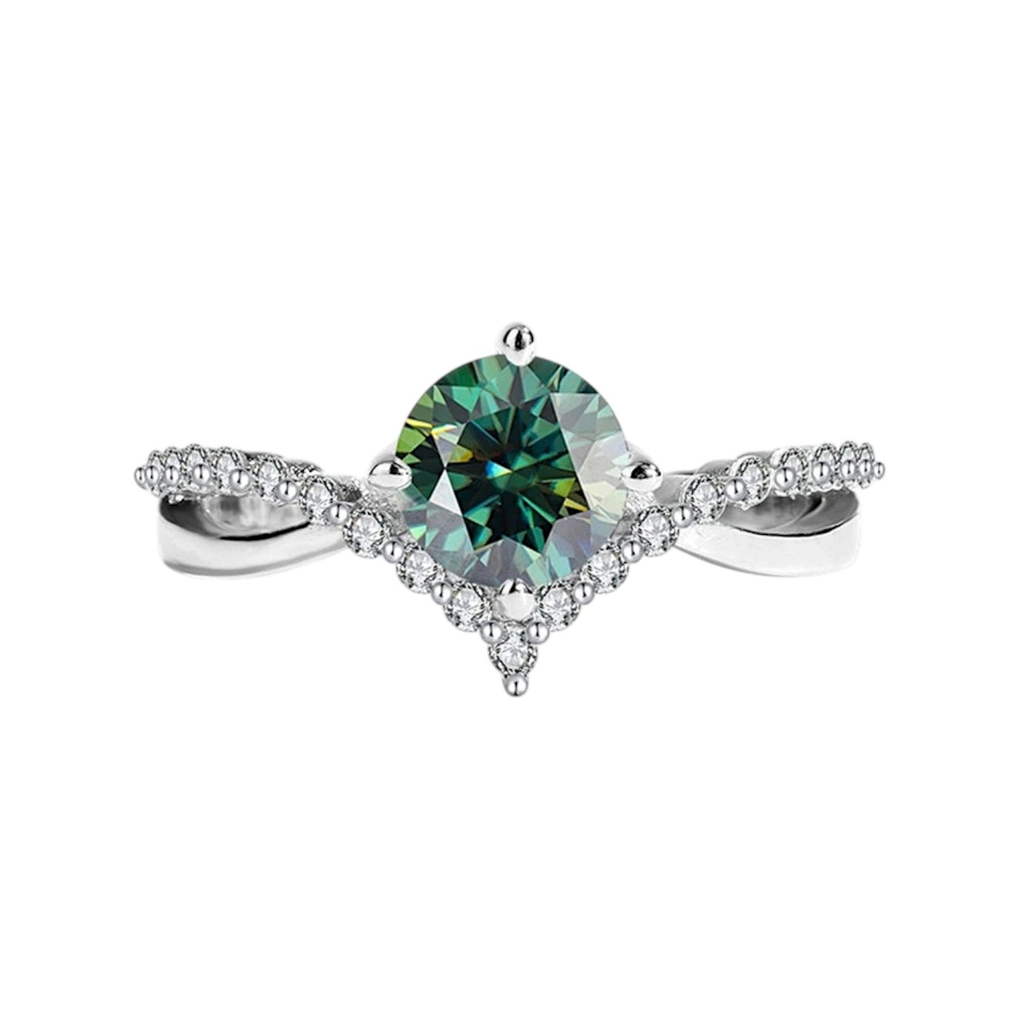 Astraea Rotating Star Moissanite Diamond Ring (1 Carat)