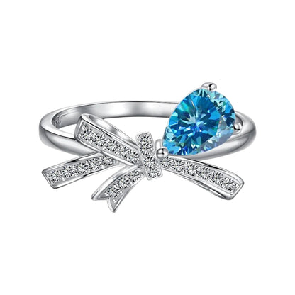 Céleste Moissanite Diamond Bowknot Ring