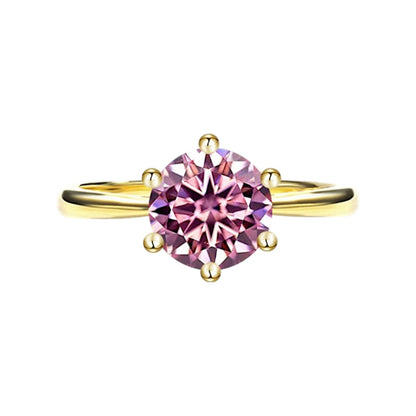 Regina Classic 6-Prong Crown Moissanite Engagement Ring