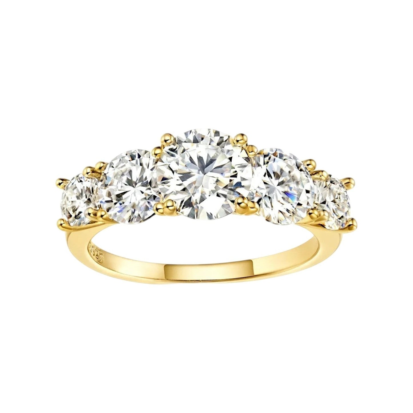 Sophitia Dazzling Light Luxury Moissanite Ring (3 Carat)