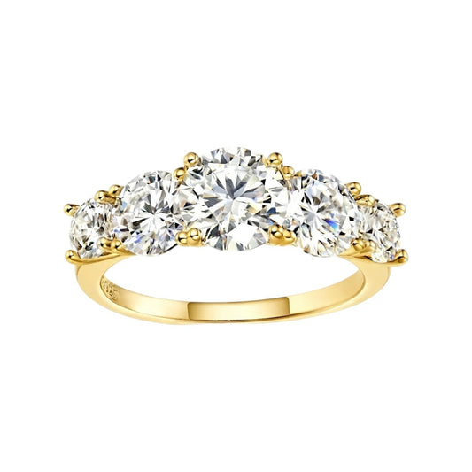Sophitia Dazzling Light Luxury Moissanite Ring (3 Carat)