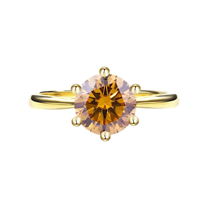 Regina Classic 6-Prong Crown Moissanite Engagement Ring