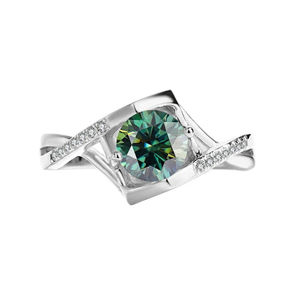 Anatolia Angel Kiss Moissanite Proposal Ring (1 Carat)
