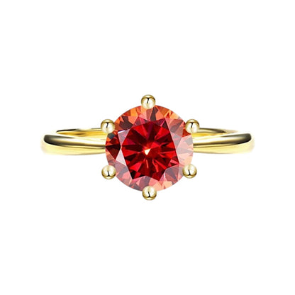 Regina Classic 6-Prong Crown Moissanite Engagement Ring