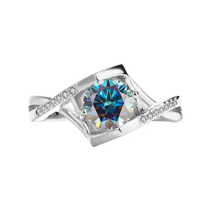 Anatolia Angel Kiss Moissanite Proposal Ring (1 Carat)