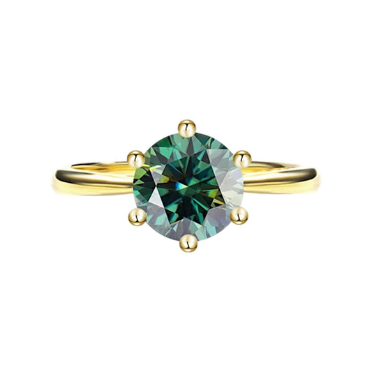 Regina Classic 6-Prong Crown Moissanite Engagement Ring