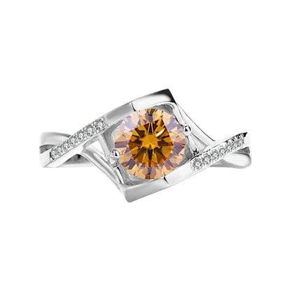 Anatolia Angel Kiss Moissanite Proposal Ring (1 Carat)
