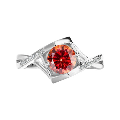 Anatolia Angel Kiss Moissanite Proposal Ring (1 Carat)