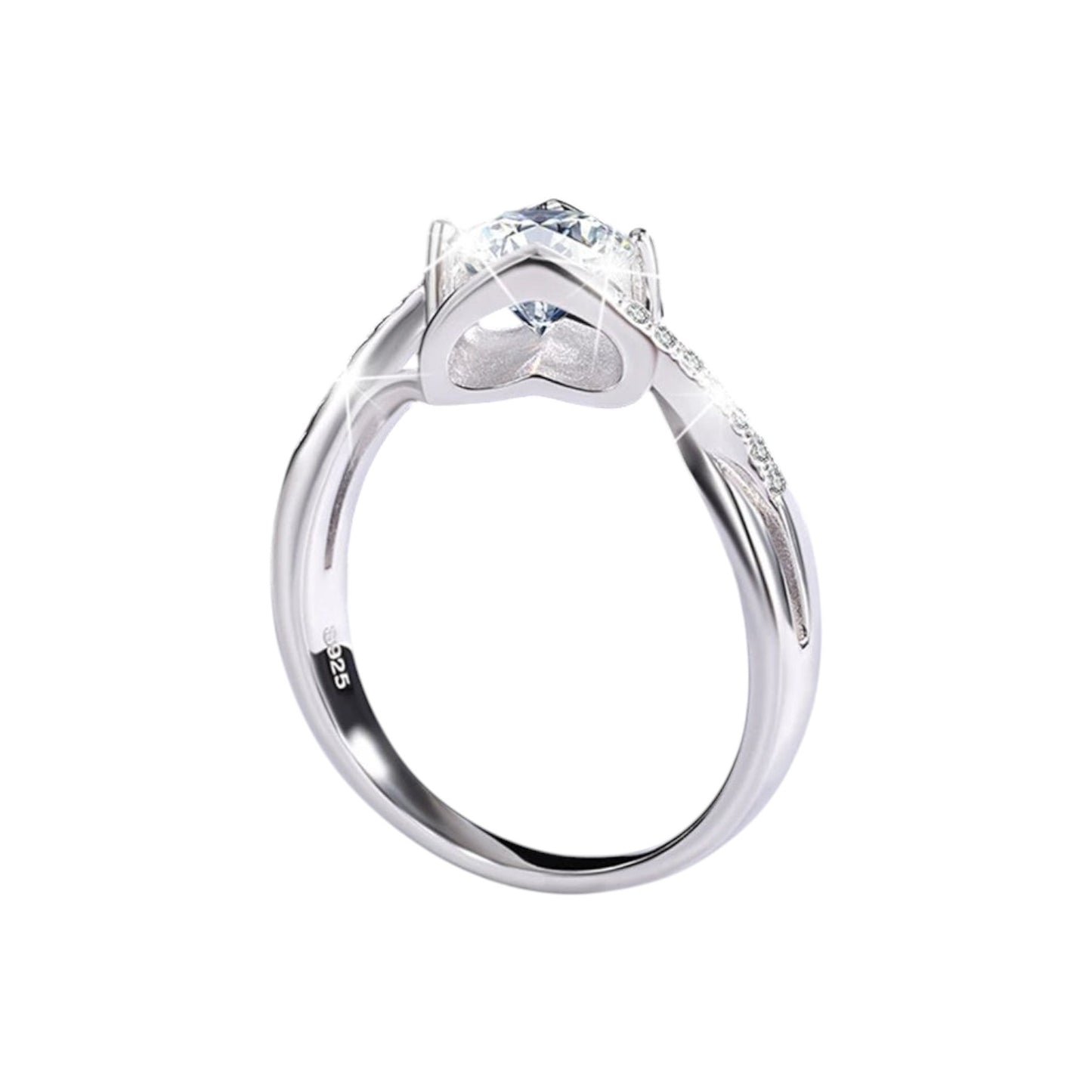 Anatolia Angel Kiss Moissanite Proposal Ring (1 Carat)