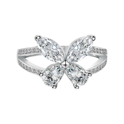 Papillon Marquise Luxury Butterfly Moissanite Ring