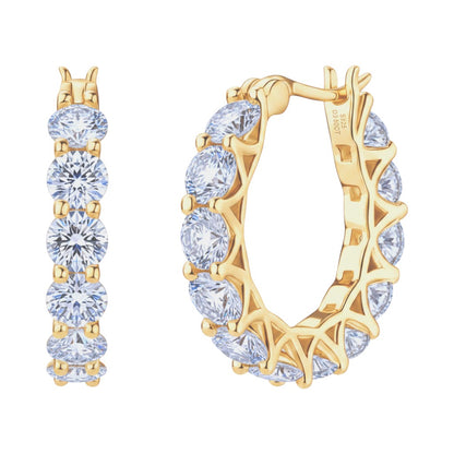Opulence Grand Cascade Moissanite Statement Earrings (7.20 Carat)